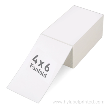 4x6 Fanfold Label Fanfold Shipping Labels